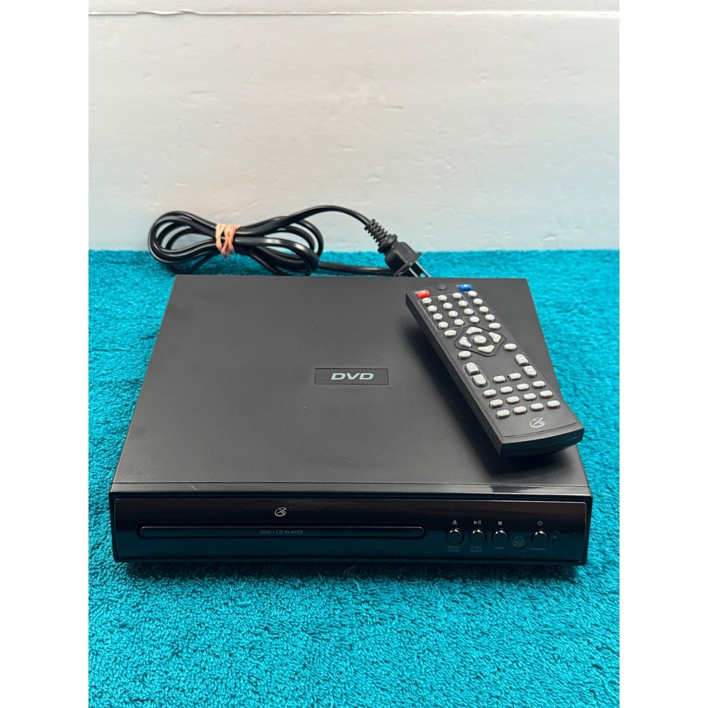 GPX DVD CD Player D200B with Remote Control Black - Includes Video Out Cables